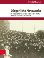 Bürgerliche Netzwerke: Städtisches Vereinswesen als soziale Struktur – Halle im Deutschen Kaiserreich