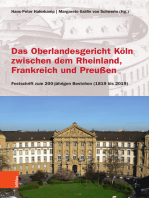 Das Oberlandesgericht Köln zwischen dem Rheinland, Frankreich und Preußen: Festschrift zum 200-jährigen Bestehen (1819 bis 2019)