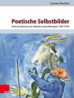 Poetische Selbstbilder: Deutsch-jüdische und Jiddische Lyrikanthologien 1900–1938