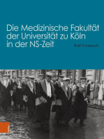 Die Medizinische Fakultät der Universität zu Köln in der NS-Zeit