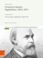 Friedrich Baudri: Tagebücher 1854-1871: Vierter Band: Tagebücher 1868-1871