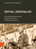 Der Fall Reinthaller: Das Strafverfahren gegen Anton Reinthaller vor dem Volksgericht
