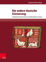 Die andere deutsche Erinnerung: Tendenzen literarischen und kulturellen Lernens