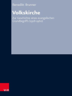 Volkskirche: Zur Geschichte eines evangelischen Grundbegriffs (1918–1960)