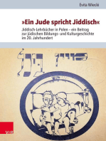 »Ein Jude spricht Jiddisch«: Jiddisch-Lehrbücher in Polen – ein Beitrag zur jüdischen Bildungs- und Kulturgeschichte im 20. Jahrhundert