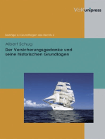 Der Versicherungsgedanke und seine historischen Grundlagen