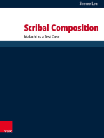Scribal Composition: Malachi as a Test Case
