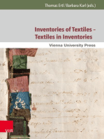 Inventories of Textiles – Textiles in Inventories: Studies on Late Medieval and Early Modern Material Culture