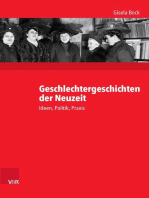 Geschlechtergeschichten der Neuzeit: Ideen, Politik, Praxis