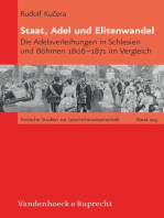 Staat, Adel und Elitenwandel: Die Adelsverleihungen in Schlesien und Böhmen 1806–1871 im Vergleich