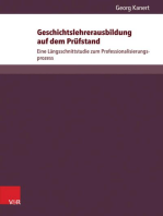 Geschichtslehrerausbildung auf dem Prüfstand: Eine Längsschnittstudie zum Professionalisierungsprozess