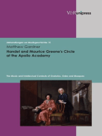 Handel and Maurice Greene's Circle at the Apollo Academy: The Music and Intellectual Contexts of Oratorios, Odes and Masques. E-BOOK