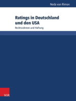 Ratings in Deutschland und den USA: Rechtsrahmen und Haftung