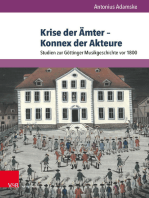 Krise der Ämter – Konnex der Akteure: Studien zur Göttinger Musikgeschichte vor 1800