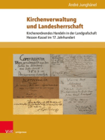 Kirchenverwaltung und Landesherrschaft: Kirchenordnendes Handeln in der Landgrafschaft Hessen-Kassel im 17. Jahrhundert