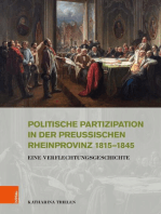Politische Partizipation in der preußischen Rheinprovinz 1815–1845: Eine Verflechtungsgeschichte