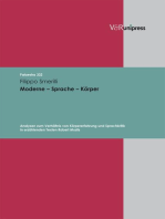 Moderne – Sprache – Körper: Analysen zum Verhältnis von Körpererfahrung und Sprachkritik in erzählenden Texten Robert Musils. E-BOOK