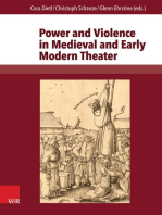 Power and Violence in Medieval and Early Modern Theater