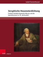 Seraphische Hexameterdichtung: Friedrich Gottlieb Klopstocks Messias und die Ependiskussion im 18. Jahrhundert