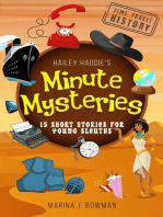 Hailey Haddie's Minute Mysteries Time Travel History: 15 Short Stories For Young Sleuths: Hailey Haddie's Minute Mysteries, #4