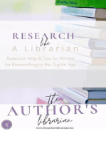 Research Like a Librarian