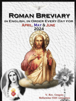 The Roman Breviary in English, in Order, Every Day for April, May, June 2024