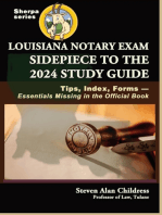 Louisiana Notary Exam Sidepiece to the 2024 Study Guide: Tips, Index, Forms—Essentials Missing in the Official Book