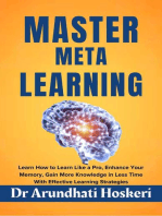 Master Meta Learning: Cognitive Mastery
