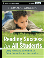 Reading Success for All Students: Using Formative Assessment to Guide Instruction and Intervention