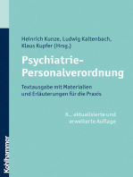 Psychiatrie-Personalverordnung: Textausgabe mit Materialien und Erläuterungen für die Praxis