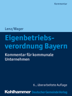 Eigenbetriebsverordnung Bayern: Kommentar für kommunale Unternehmen