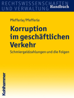 Korruption im geschäftlichen Verkehr: Schmiergeldzahlungen und die Folgen