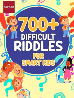 Oxford Difficult Riddles for Smart Kids: 700+ Riddles, Brain Teasers, Mind-Bending Puzzles, Creative Conundrums, and Expert-Level Stumpers for Ages 6+ and the Whole Family
