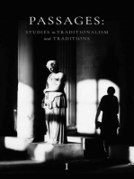 Passages: Studies in Traditionalism and Traditions - Volume I