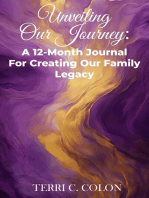 Unveiling Our Journey: A 12-Month Journal for Creating our Family Legacy