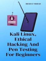 Kali Linux, Ethical Hacking And Pen Testing For Beginners