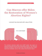 Can Macron offer Biden the Restoration of Women's Abortion Rights?