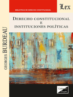 Derecho constitucional e instituciones políticas