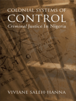 Colonial Systems of Control: Criminal Justice in Nigeria