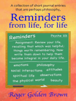 Reminders From Life, for Life: From the Truthseeker's Handbook