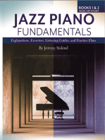 Jazz Piano Fundamentals (Complete, Books 1-3): A Complete Curriculum of Explanations, Exercises, Listening Guides, and Practice Plans for Jazz Piano