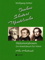 Brahms, Schubert, Mendelssohn: Melomorphosen - Früchte der Musikmeditation, sichtbar gemachte Informationsmatrix ausgewählter Musikstücke, Gestaltwerkzeuge für Musikhörer; ohne Verwendung von Noten: Ein Arbeitsbuch für Hörer