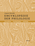 Encyklopädie der Philologie: Historisch-kritische Ausgabe