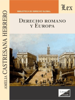 Derecho romano y Europa