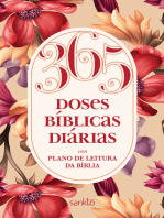 365 Doses Bíblicas Diárias Floral Rosé: Com plano de leitura da Bíblia