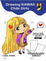 Drawing Kawaii Chibi Girls: A Step-by-Step Tutorial with 24 Adorable Characters in Varied Styles and Poses