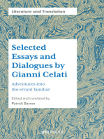 Selected Essays and Dialogues by Gianni Celati: Adventures into the errant familiar