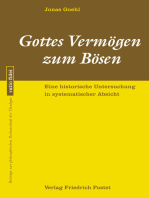 Gottes Vermögen zum Bösen: Eine historische Untersuchung in systematischer Absicht