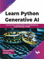 Learn Python Generative AI: Journey from autoencoders to transformers to large language models (English Edition)