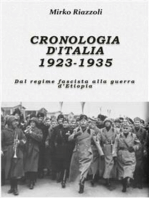 Cronologia d'Italia 1923-1935 Dal regime fascista al potere alla guerra d’Etiopia